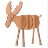 DIY Wooden Elk Ornaments Christmas Decoration Ornaments Children's Gifts Deer For Home Bars Shopping Malls Festive Pendant