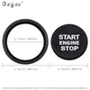 2019 Auto Engine Start Button Switch Key Ring Car Styling Case For Audi A4 A5 A7 Q3 Q5 Q7 Decoration Cover Interior Accessories7201226