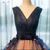 Vintage col en V Tulle robe de bal Quinceanera robes dentelle Applique perlée longueur de plancher robe De Festa douce 16 robe avec lacets