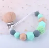 Baby Pacifier Clip Silicone Teether Pacifier Clips Teething Toy Attache Clip Baby Pacifier Holder Infant Feeding Baby Shower Gift LSK651