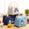 Designer- نيو أكسفورد حقيبة اليد الغداء لطيف الكرتون الحقيبة جارتي Totoro KAWAII العزل الغداء صندوق تخزين الحقيبة حقيبة نزهة حالة