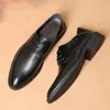 أحذية أكسفورد للرجال الإيطالية رجل احذية رسمية جلد طبيعي أحذية كلاسيك للرجال Sapato ذكر للالاجتماعي Chaussure أوم خطاباتخطابهزوجات