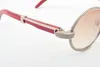2019 Nuovi occhiali diamanti a cornice per legno naturale 7550178 Omplani da sole di alta qualità Dimensioni 55-22-135 mm Occhiali da sole retrò 2 colori OP3503
