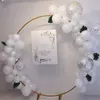 結婚式の装飾の背景アーチラウンド錬鉄の棚の装飾的な小道具DIYの花輪背景棚の花フレーム