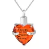 Roestvrijstalen hart herdenkings sieraden geboortesteen kristal crematie urn hanger ketting voor as aandenken crematie as sieraden5198152