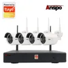 4CH TUYA APP Wireless IP Camera 4CH Wifi NVR Kit Wireless wifi ip camera nvr kit Home security