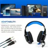 KOTION كل G2000 Computer Stereo Headphones Gaming Headset Casque Deep Bass Game مع ضوء LED MIC للكمبيوتر Gamer4834516