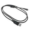 1.5м Замена USB-кабель UC-E6 для Nikon COOLPIX S4000 S4200 S5100 S70 S80 S800C S8000 D3200 D5000 L20 L22 L100 Цифровая камера US03 500шт