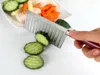 Cucina Verdure Patate Carota Chip Lama Patatine Fritte Cutters Pasta Di Patate Onde Crinkle Slicer