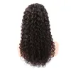 Perruques en dentelle complète Human Heuving Front Lace Curly Virgin Remy Hair Wigs Hd Transparent Full Full Falle Mabouillé Invisible Wig Wig Pré-cueillette de Bella Handled 150% 150% Bella Valeure de cheveux Bella