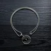 Collier à breloques avec médaille croisée pour hommes, 27mm, en acier inoxydable, cadeau religieux