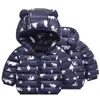 Winter Baby Lightweight Thick Cotton Padded Girls Jacket Hooded Newborn Outwear Printed Bear Cartoon Girl Boy Clothes Puffer Coat5198532