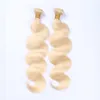 Peruvian Human Hair Extensios Remy Hair Products 613# Body Wave Virgin Hair Bundles 3 Pieces One Set 613 Blonde Color Body Wave