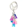 1pc harts Gummy Bear Keychain Flatback Harts Pendant Charms Key Ring for Woman Jewelry2523544