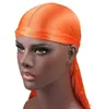 Nouvelle mode hommes Satin Durags Bandana Turban perruques hommes soyeux Durag chapeaux bandeau Pirate chapeau cheveux accessoires