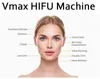 وركزت المحمولة HIFU الوجه الجلد رفع كثافة عالية الموجات فوق الصوتية لمكافحة الشيخوخة إزالة التجاعيد VMAX آلة HIFU مع 3 خراطيش