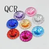 New 12mm Multicolor Rould Shape Design Acrylic Rhinestone Crystal Cabochons Jewelry Accessories For Diy