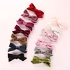 Mode Velvet Kids Girls Clips Single Bows Baby Girls Hairpins Sweet Belle Bow Hair Barrettes Baby Bands5994441