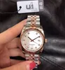 Reloj de pulsera automático datejust de tamaño mediano para mujer, esfera de 36mm, hebilla plegable, cierre Original de acero inoxidable, cristal de zafiro 223R