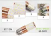 E27 E14 LED Bulbs SMD2835 12W 16W LED Corn Light 85-265V Three color conversion Candle led lights For Home Decoration