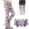 Herbst Winter Kinder Mädchen Legging Baby Baumwolle Warme Bleistift Hosen Kinder Blume Gedruckt Verdickung Hosen Samt Leggings GGA2649