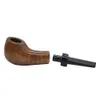 Wooden Smoking Pipes Handmade Wooden Durable Tobacco Smoking Pipe With Smoking Accessories Color Random Gift Bag Packaging7876003