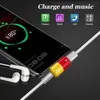 Capsule Pill 2 In 1 Earphone Accessories Charging Cable adapter for Type-C otg usb c to 3.5mm Headphone Converter Audio charge splitter