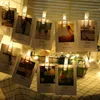 10/30/50 Светодиодная подвесная фотография фото Peg Clip Fairy String Lights Party Свадебный день рождения висит фотография DEAL1