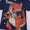 Kids Clothes Dinosaur Printed Boy T Shirts Cotton Baby Boys Tees Short Sleeve Children Tops Summer Kids Clothing 3 Colors DHW2429