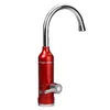 Aquecedor de água 220V elétrica Toque torneira quente instantânea Para Casa de Banho Cozinha - vermelho