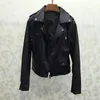 Veste en cuir moteur blanc femme manteau 2019 manteau femmes PU Faux basique Biker dame vêtements d'extérieur printemps automne vêtements d'extérieur automne vêtements haut