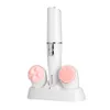 3-in-1 Electric Epilator for women hair removal with Epilation Massage deep Cleansing Face Brush Head skin care tools