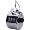Digits Stainless Counters Professional 4 Digit Hand Held Tally Counter Manual Palm Clicker Number Counting Golf lin4850