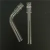 Substituição Solo Vidro Aroma Tubo Reto curvo vidro Elbow Adaptador de vidro Stem Bocal tubo EM ESTOQUE