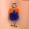 Cute monster keychain whole mode fashion keychain2257