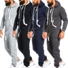 Männer Hosen Einteiliges Kleidungsstück Pyjama Overall Zipper Hoodie Männliche Onesie Camouflage Print Overall Streetwear Overalls T200104