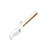 Novo alça de madeira de madeira aço inoxidável e garfo colher faca de alimentos ocidentais e garfo colheres de café presente T2I5918