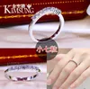 0.7CT Твердое серебро 925 пробы на годовщину свадьбы, бриллиантовое кольцо с муассанитом SONA, бриллиантовое кольцо, обручальное кольцо, ювелирные изделия для мужчин и женщин, подарок для фаната