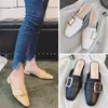 Spring summer women designer loafers fashion casual buckles women slippers summer outdoor women designer scuffs