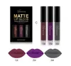 NICEFACE 3шт Водонепроницаемый Matte Liquid Lipstick макияжа Набор Продолжительный поцелуй доказательство Lip Gloss Создать Nude Beauty Бархатный Sexy Lips