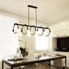 Contemporary Chandeliers Black 6 8 10 Light Modern Dining Room Lighting Fixtures Hanging, Kitchen Island Cage Pendant Lights with Free bulb