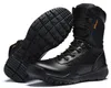 chaussures d'équitation Quatre saisons motos bottes de chevaliers chaussures de moto tout-terrain bottes en cuir imperméables bottes pour hommes