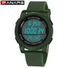 Panars nieuwe mode horloges mans buiten sport lichtgevende digitale pols horloge duik stopwatch waterdichte led shockproof 8108