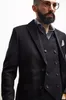 2019 bruiloft smoking 3 stuks suits verkocht apartblazer vest broek smoking partij bruidegom beste man pakken (jas + broek + vest) Hot koop