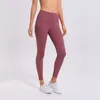 Naked-Feels Plain Athletic Fitness Pantaloni da donna Vita rialzata anca Soft Nylon Gym Yoga Sport Pantaloni corti Nono pantaloni Taglia 2-12