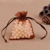 15 * 20 cm mesh sacchetti di organza sacchetto regalo di gioielli festa di nozze regalo di natale sacchetti di caramelle con coulisse sacchetti di pacchetto collana orecchino sacchetti di gioielli