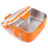 1.5L Electric Food Heater Lunch Box Stainless Steel Inner Pot 12V/24V Portable Food Container Warmer Lunch Box Heater Rice Case C18112301