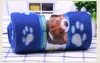 Wysokiej Jakości Ciepła łapy Drukuj Pet Puppy Dog Kot Łóżko Koc Poduszka Pokrywa Ręcznik Piękny Pies Koc Pet Kołek T5I092