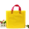 PE Plastic Shopping Bag With Handle Shopping Store Clothes Gifts Bag 45*35+10cm