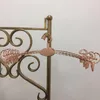 Rose Gold Metal Langer Hanger، حمالة صدر علّاقة ، شماعات ملابس داخلية مع 2 مقاطع ، حمالة الملابس الداخلية رف ZC0324